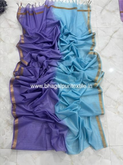 Kota Doria Soft Silk Saree Multi Color(Search Code-10142)